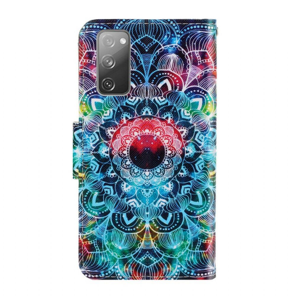 Lederhüllen Für Samsung Galaxy S20 FE Mandala Im Himmel