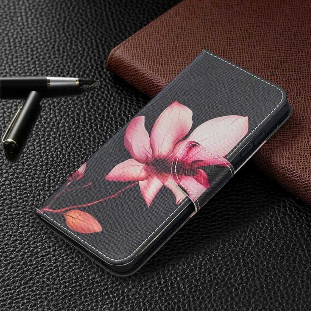 Lederhüllen Für Samsung Galaxy S20 FE Rosa Blume