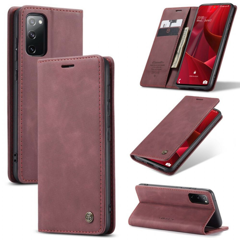 Schutzhülle Für Samsung Galaxy S20 FE Flip Case Caseme Kunstleder