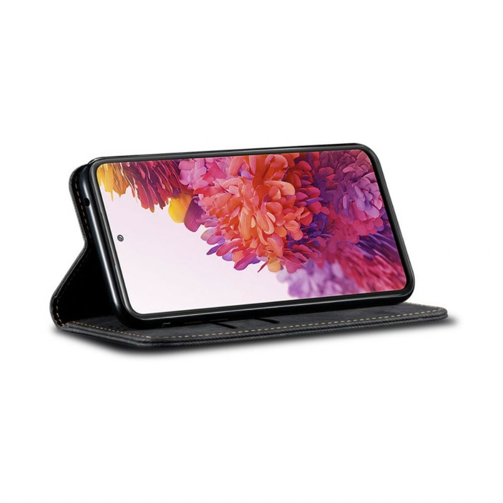 Schutzhülle Für Samsung Galaxy S20 FE Flip Case Jeansstoff