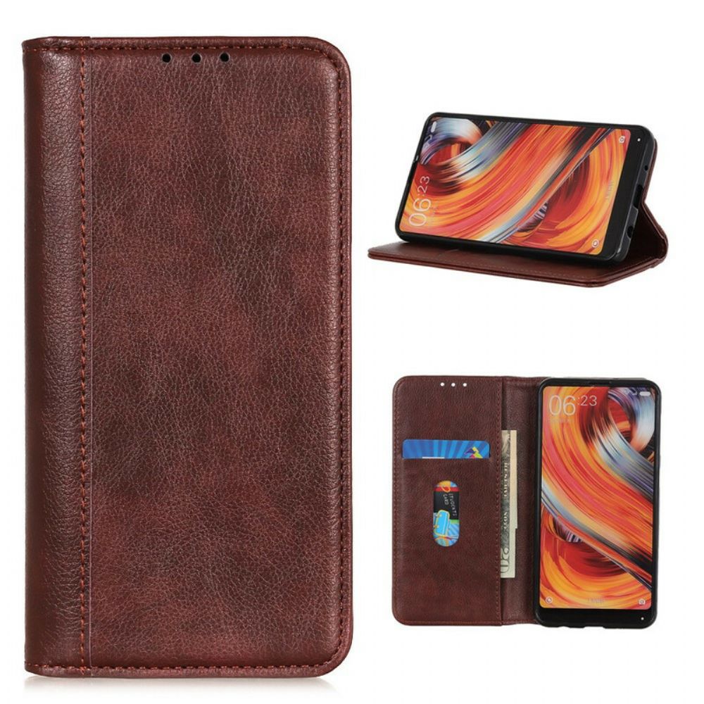 Schutzhülle Für Samsung Galaxy S20 FE Flip Case Klassisches Spaltleder