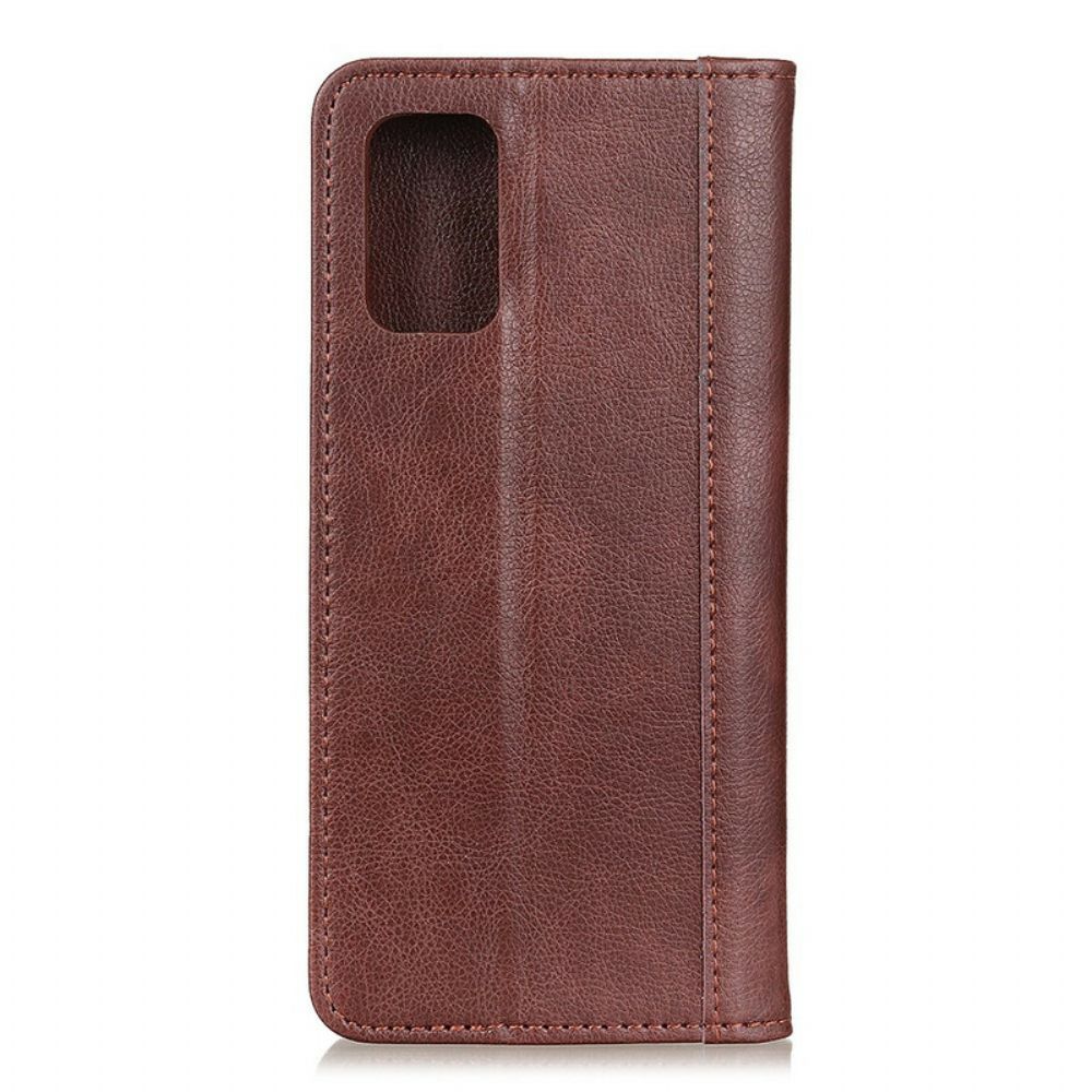 Schutzhülle Für Samsung Galaxy S20 FE Flip Case Klassisches Spaltleder