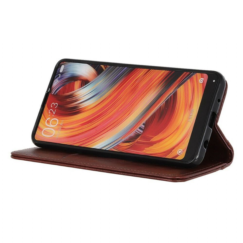 Schutzhülle Für Samsung Galaxy S20 FE Flip Case Klassisches Spaltleder