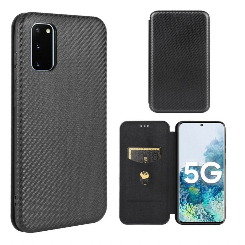 Schutzhülle Für Samsung Galaxy S20 FE Flip Case Kohlefaser