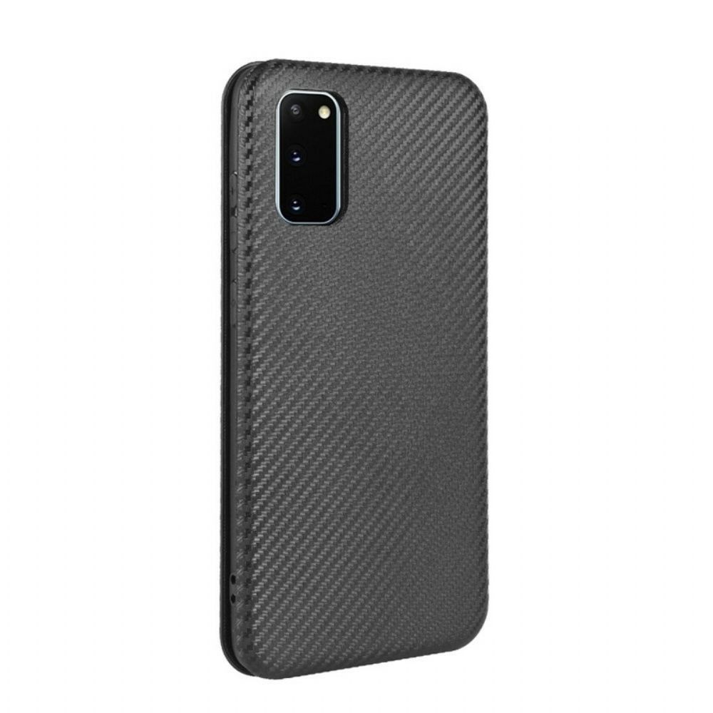 Schutzhülle Für Samsung Galaxy S20 FE Flip Case Kohlefaser