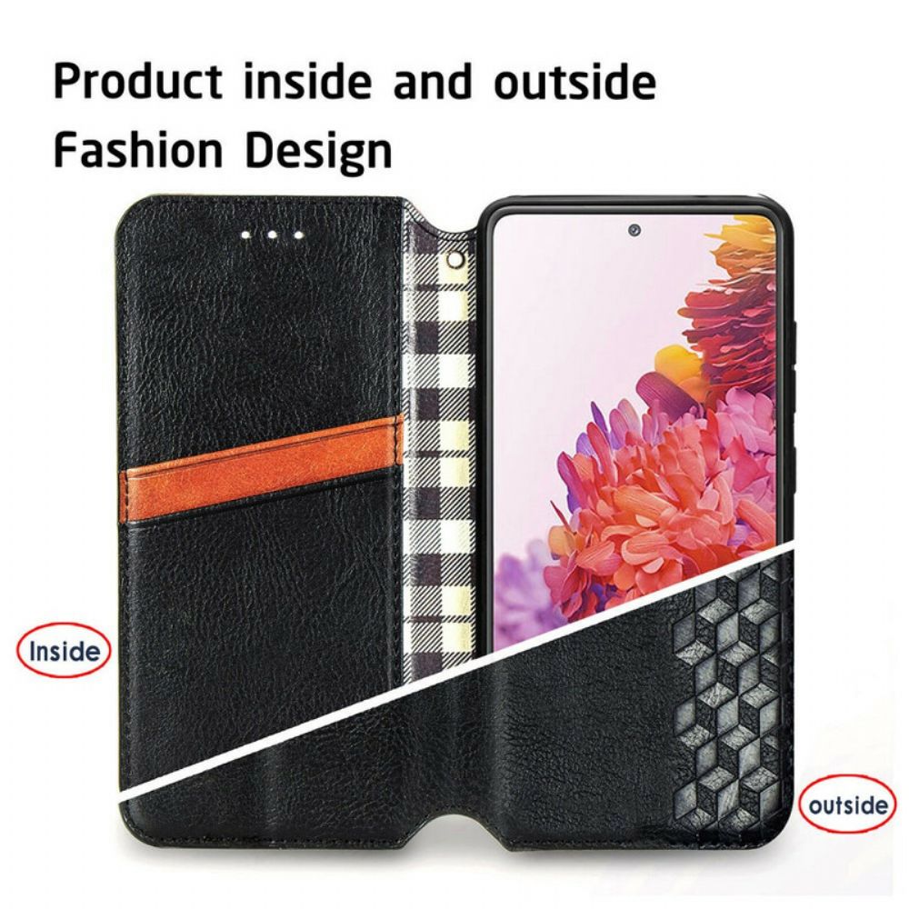 Schutzhülle Für Samsung Galaxy S20 FE Flip Case Kunstleder Mit Rautenstruktur