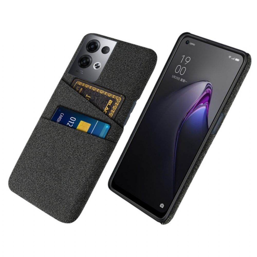 Handyhülle Für Oppo Reno 8 Pro Kartenhaltertuch