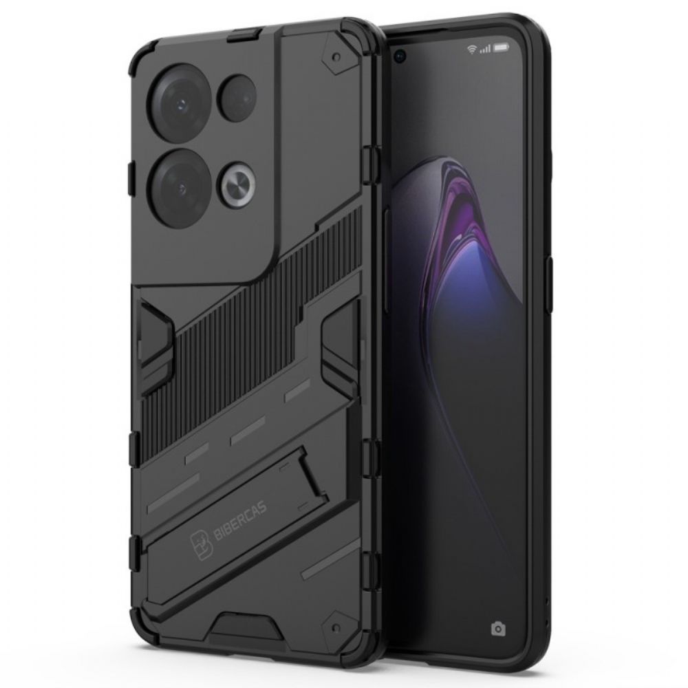 Hülle Für Oppo Reno 8 Pro Freihändiger Abnehmbarer Ständer Mit Zwei Positionen