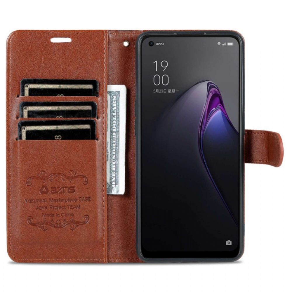 Lederhüllen Für Oppo Reno 8 Pro Azns Kunstleder