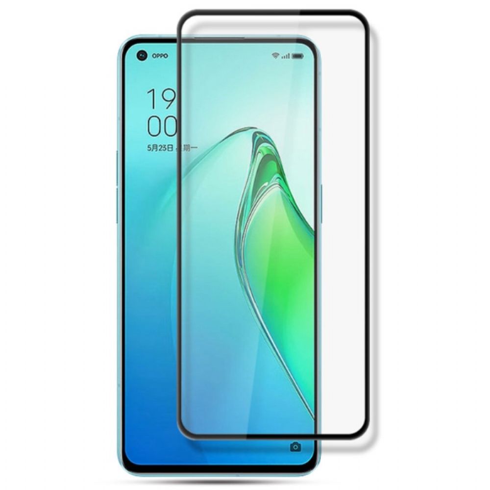 Oppo Reno 8 Pro Displayschutzfolie Aus Gehärtetem Glas Mit Schwarzen Rändern