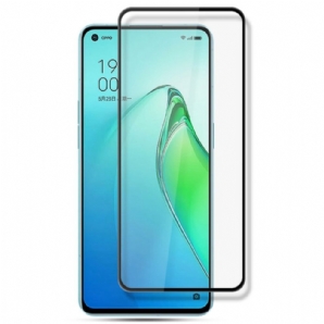 Oppo Reno 8 Pro Displayschutzfolie Aus Gehärtetem Glas Mit Schwarzen Rändern