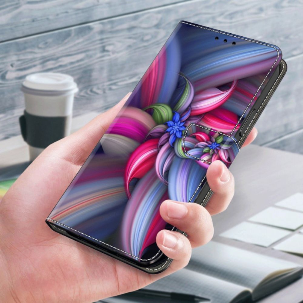 Lederhüllen Für Oppo A98 5g Bunte Blumen