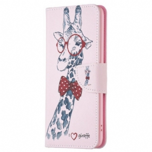 Lederhüllen Oppo A98 5g Handyhülle Intello-giraffe