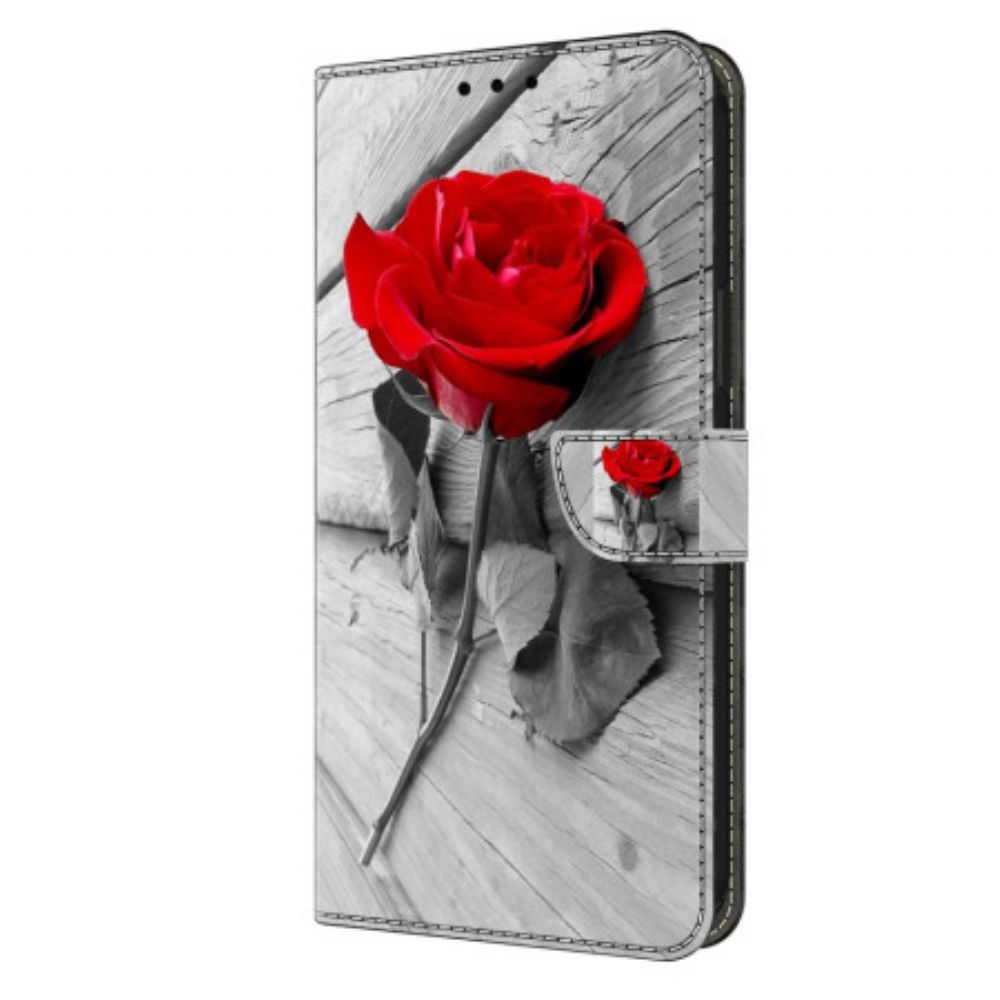 Lederhüllen Oppo A98 5g Handyhülle Rosa