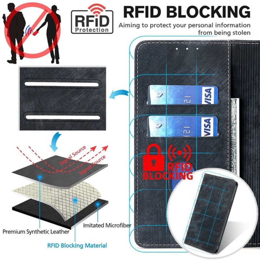 Schutzhülle Für Vivo Y16 Flip Case Rfid