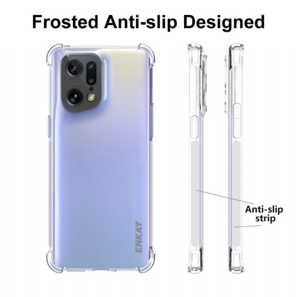 Handyhülle Für Oppo Find X5 Pro Transparenter Enkay