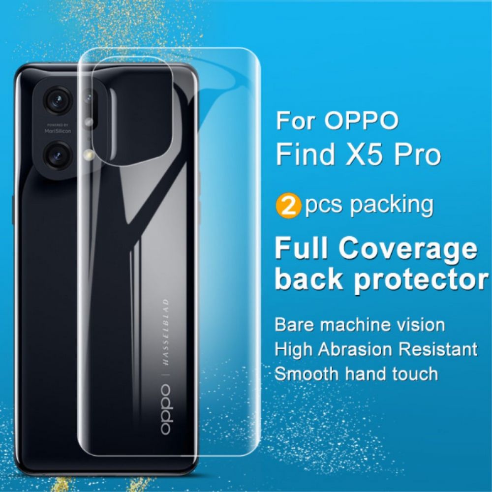 Oppo Find X5 Pro Bildschirm- Und Rückseitenschutzfolie