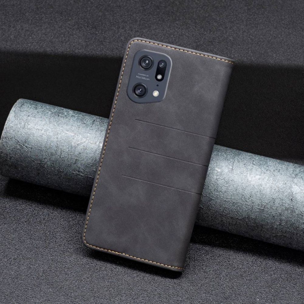 Schutzhülle Für Oppo Find X5 Pro Flip Case Binfen-farbe