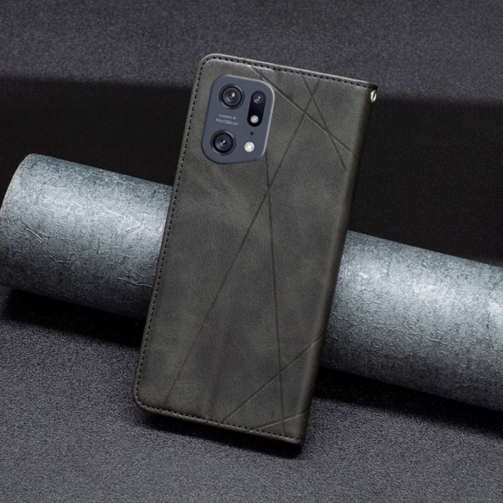 Schutzhülle Für Oppo Find X5 Pro Flip Case Diamanten