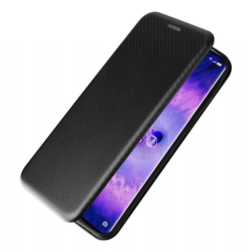 Schutzhülle Für Oppo Find X5 Pro Flip Case Kohlefasertextur