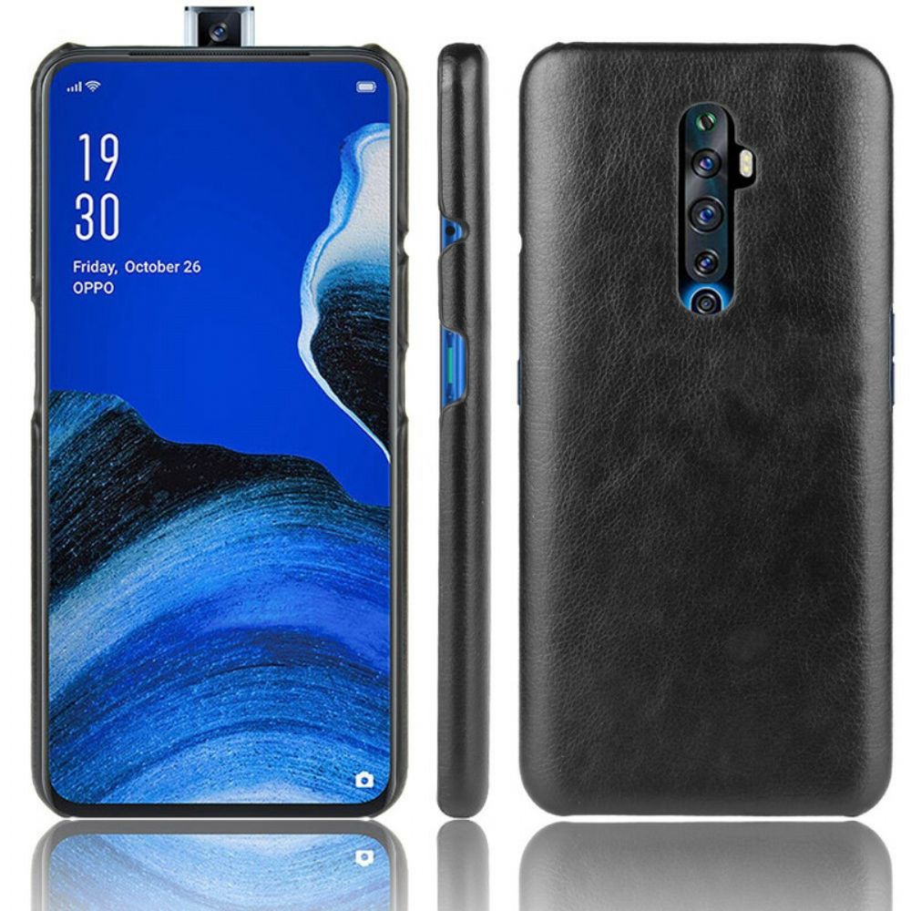 Handyhülle Für Oppo Reno 2Z Lichi-leder-effekt