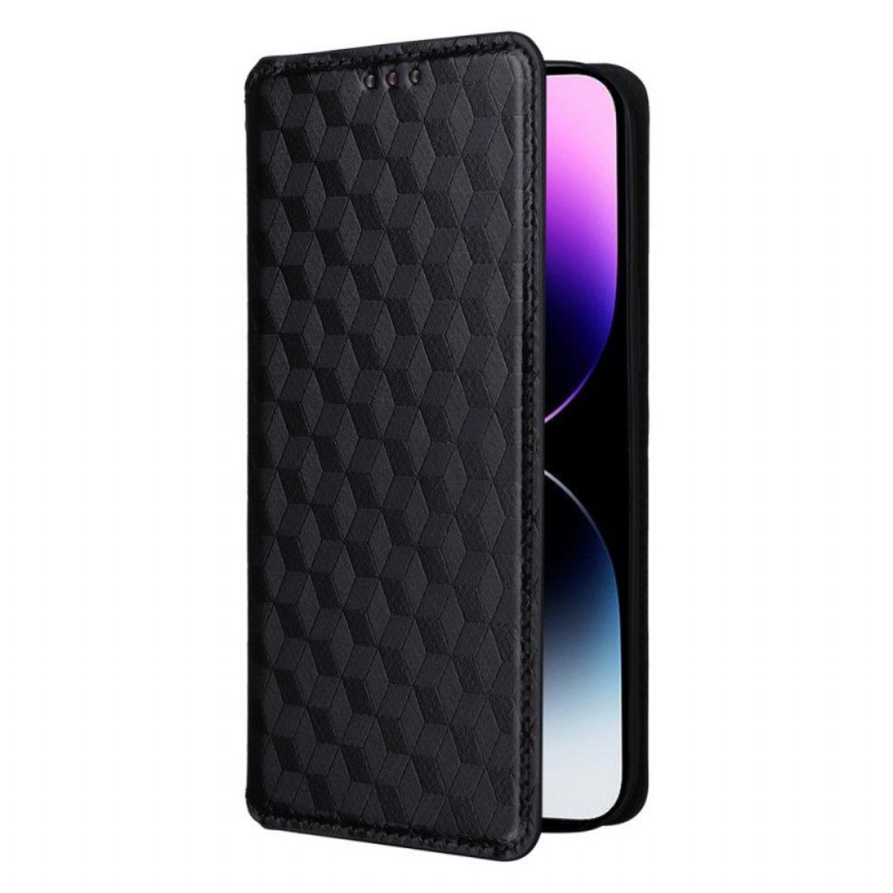 Schutzhülle Für iPhone 15 Flip Case 3d-würfel