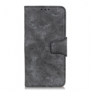 Flip Case Für Samsung Galaxy A03 Vintage Spaltleder