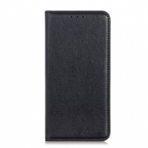 Schutzhülle Für Samsung Galaxy A03 Flip Case Leder-litschi-design