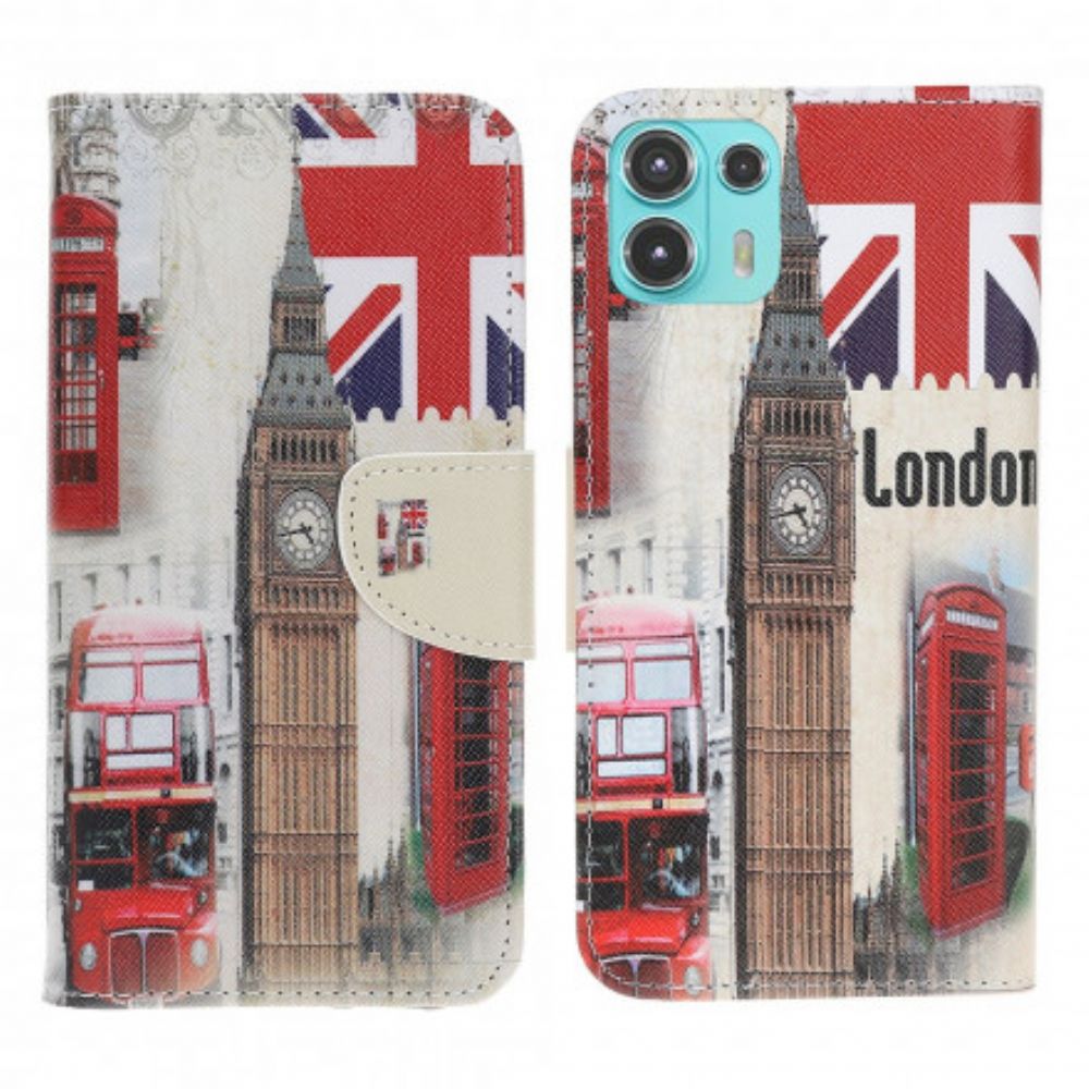 Flip Case Für Motorola Edge 20 Lite Londoner Leben