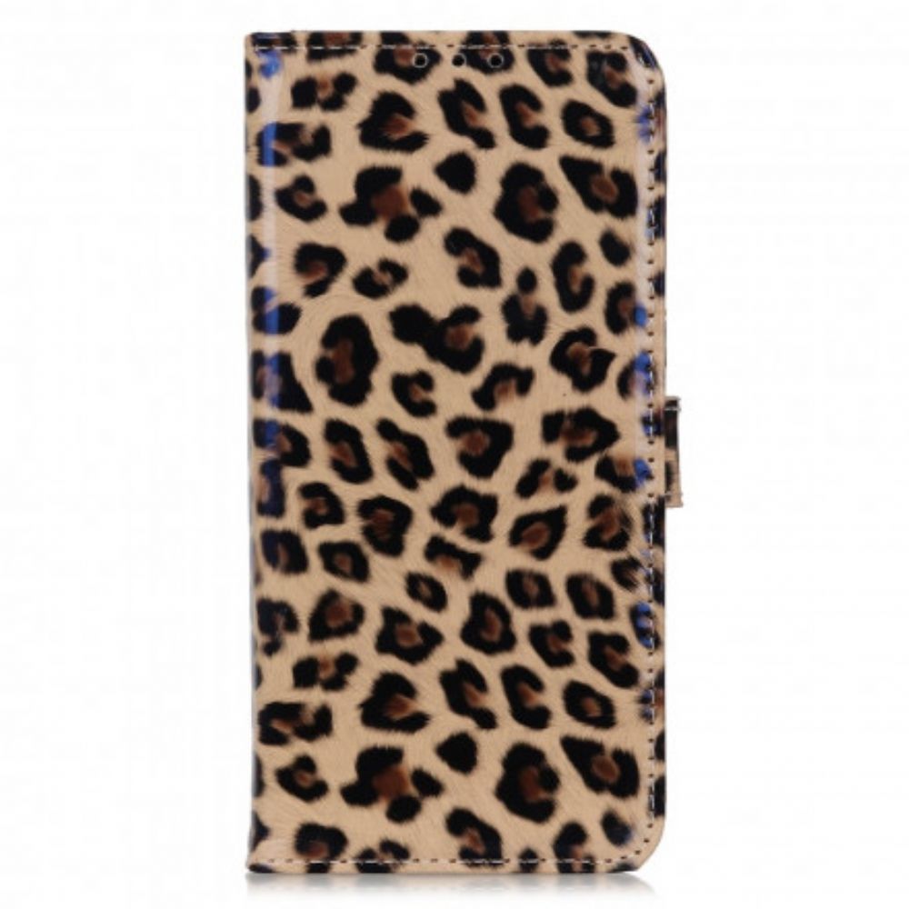 Lederhüllen Für Motorola Edge 20 Lite Leopard