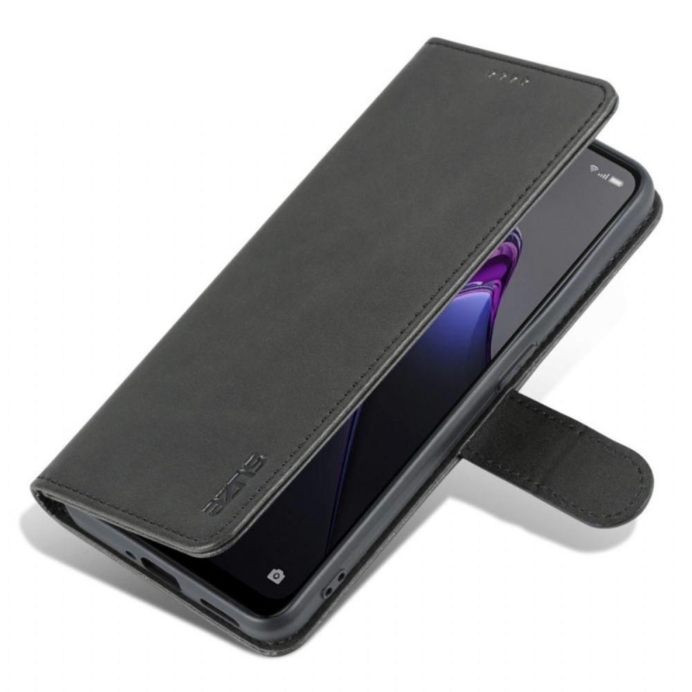 Flip Case Für Oppo Reno 8 Azns-lederstil