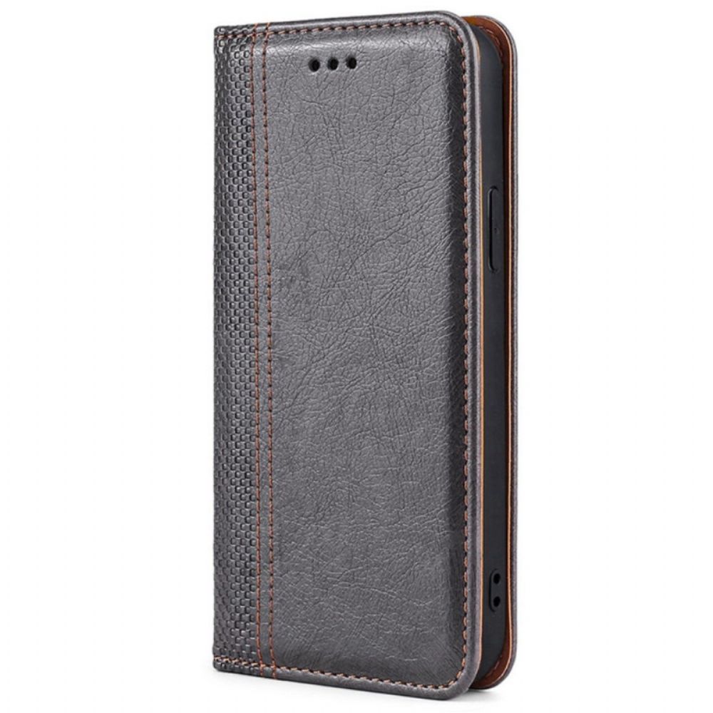 Schutzhülle Für Oppo Reno 8 Flip Case Vintage Kunstleder