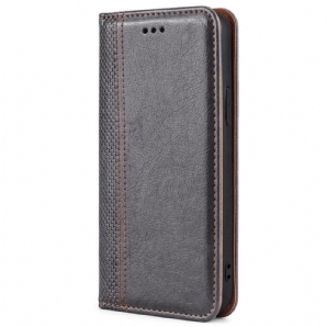 Schutzhülle Für Oppo Reno 8 Flip Case Vintage Kunstleder