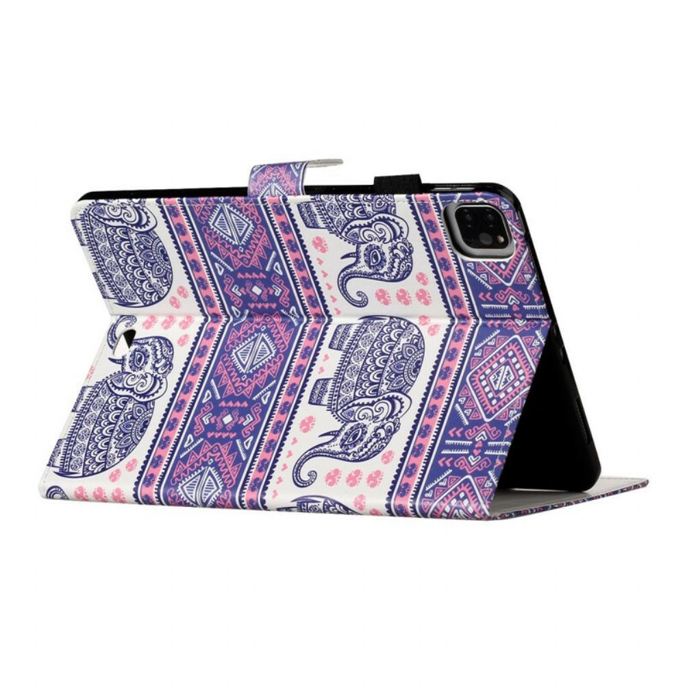 Flip Case Für iPad Air (2024) (2024) / Pro 11" Elefanten-mandala-muster