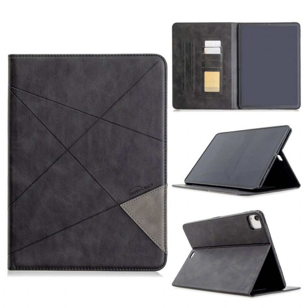 Flip Case Für iPad Air (2024) (2024) / Pro 11" Geometrische Form