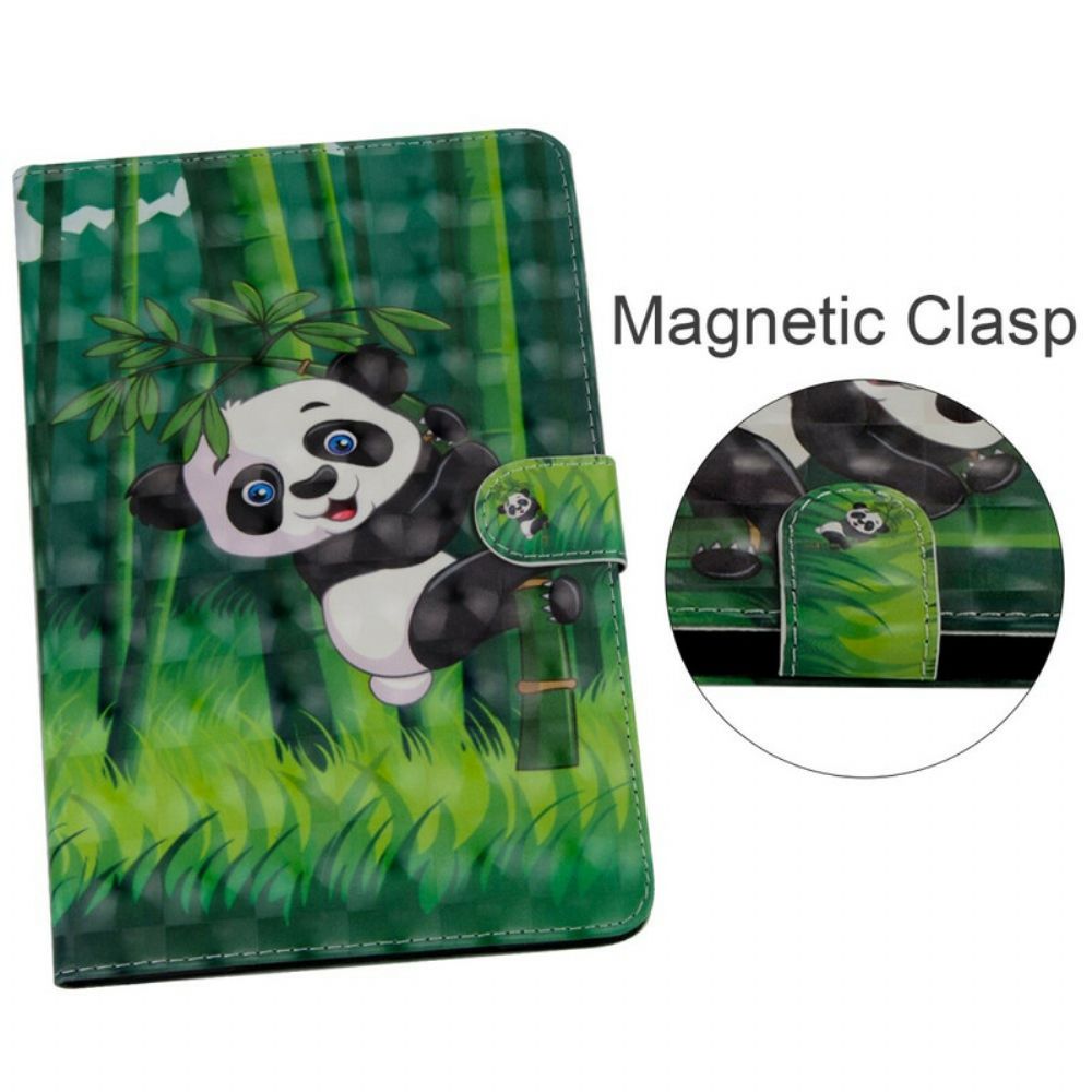 Flip Case Für iPad Air (2024) (2024) / Pro 11" Panda-lichtpunkte