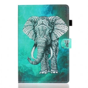 Flip Case Für iPad Air (2024) (2024) / Pro 11" Stammes-elefant