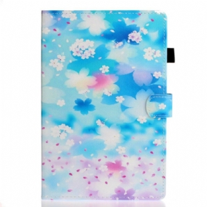 Lederhüllen Für iPad Air (2024) (2024) / Pro 11" Aquarellblumen