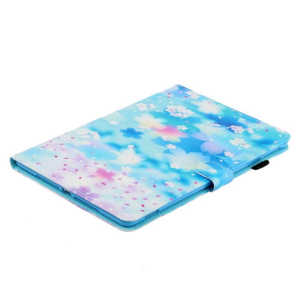 Lederhüllen Für iPad Air (2024) (2024) / Pro 11" Aquarellblumen