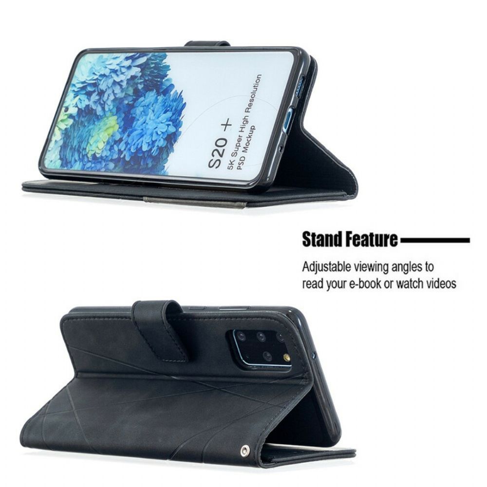 Flip Case Für Samsung Galaxy S20 Plus 4G / 5G Binfen Farbdreiecke