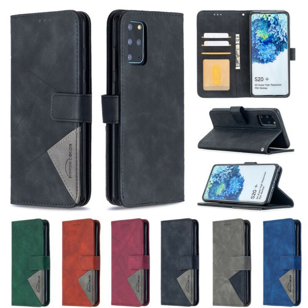 Flip Case Für Samsung Galaxy S20 Plus 4G / 5G Binfen Farbdreiecke