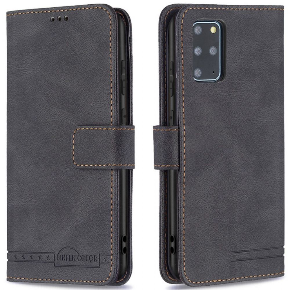 Flip Case Für Samsung Galaxy S20 Plus 4G / 5G Rfid-binfen-farbe