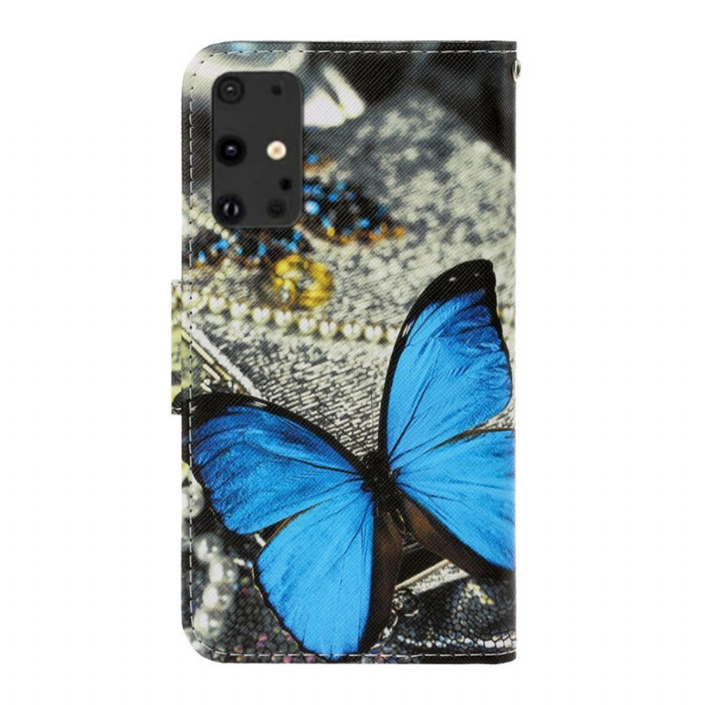 Flip Case Für Samsung Galaxy S20 Plus 4G / 5G Schmetterlingsvariationen