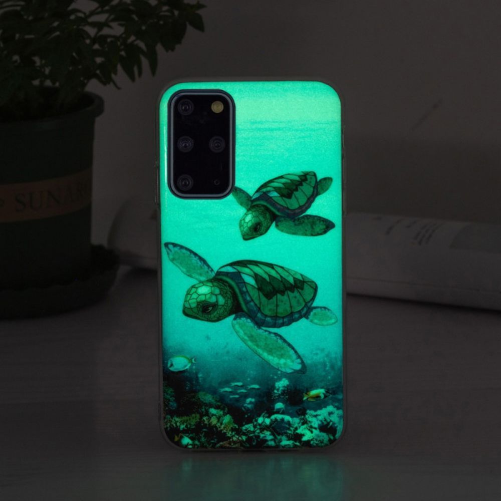 Hülle Für Samsung Galaxy S20 Plus 4G / 5G Fluoreszierende Schildkröten