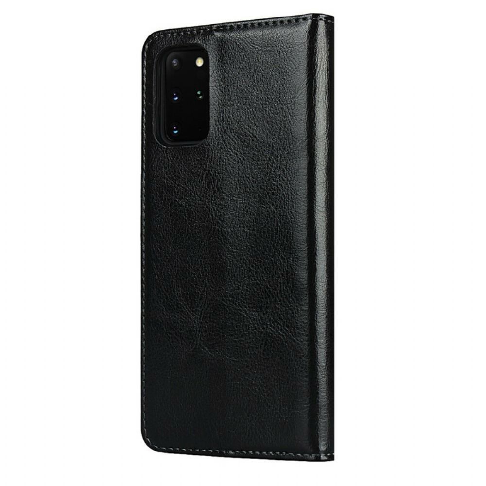 Schutzhülle Für Samsung Galaxy S20 Plus 4G / 5G Flip Case Echtes Leder