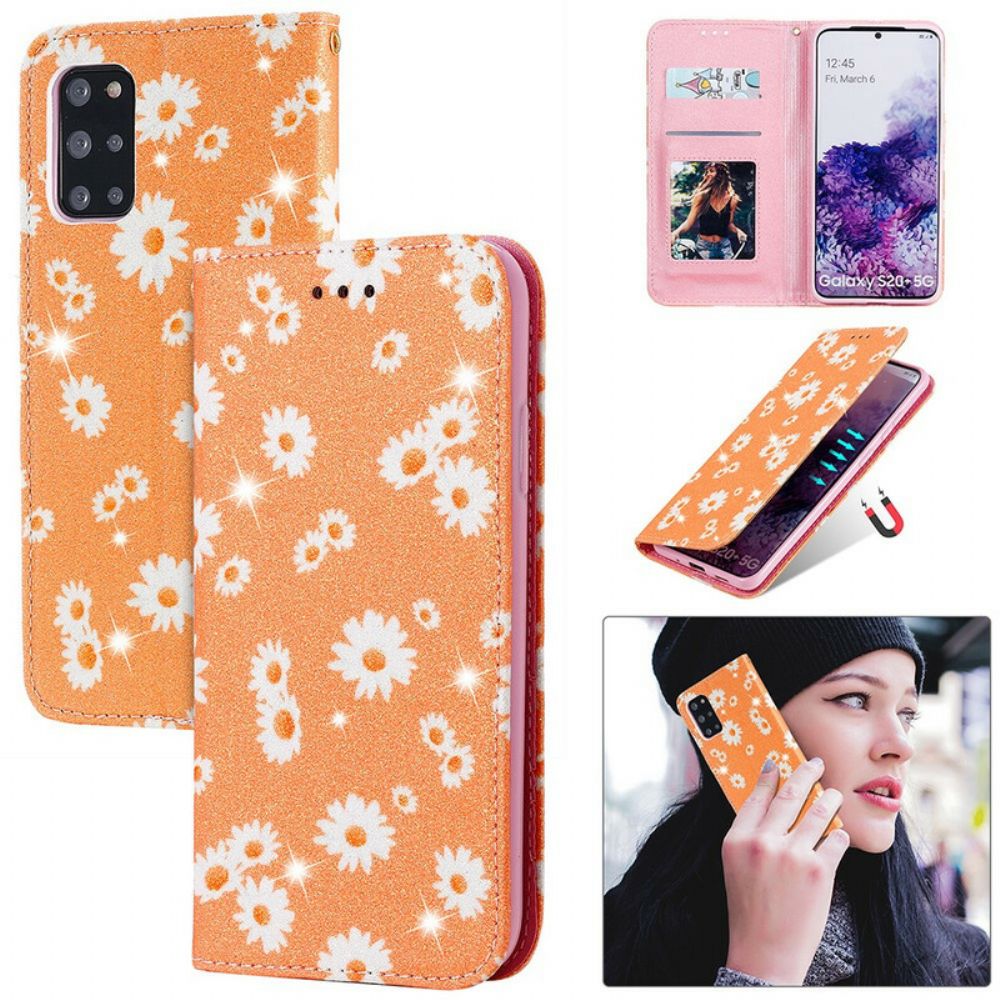 Schutzhülle Für Samsung Galaxy S20 Plus 4G / 5G Flip Case Gänseblümchen