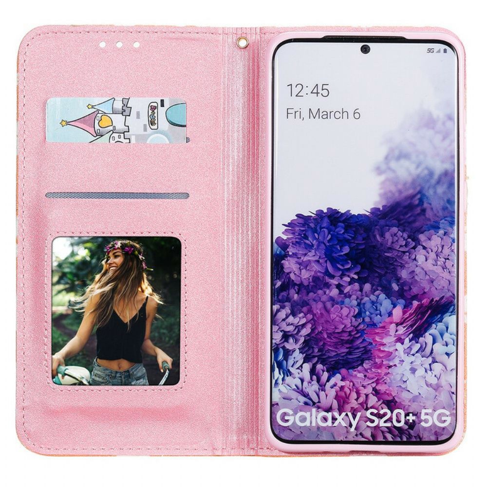 Schutzhülle Für Samsung Galaxy S20 Plus 4G / 5G Flip Case Gänseblümchen