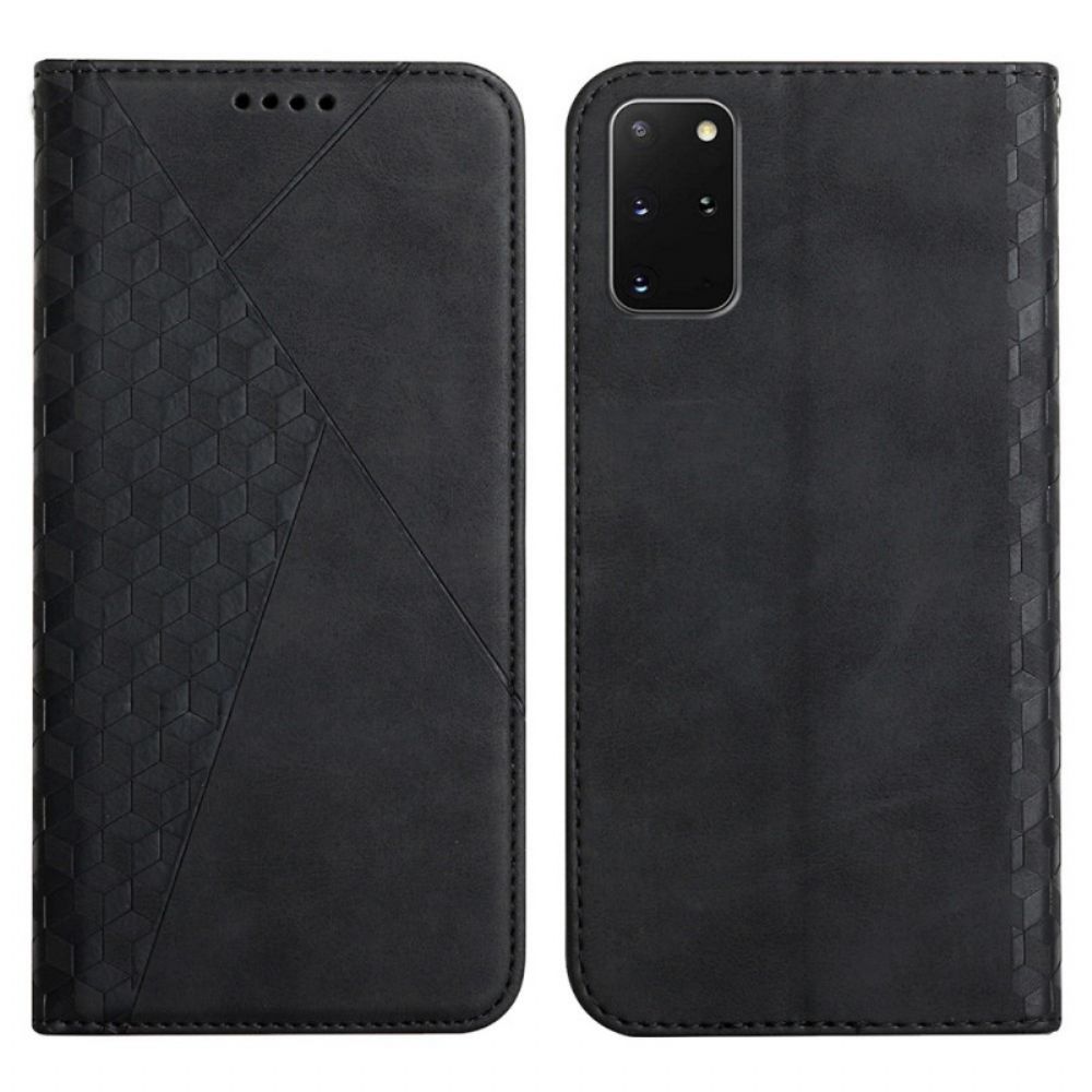 Schutzhülle Für Samsung Galaxy S20 Plus 4G / 5G Flip Case Geo-leder-effekt