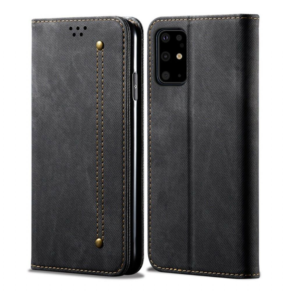 Schutzhülle Für Samsung Galaxy S20 Plus 4G / 5G Flip Case Jeansstoff