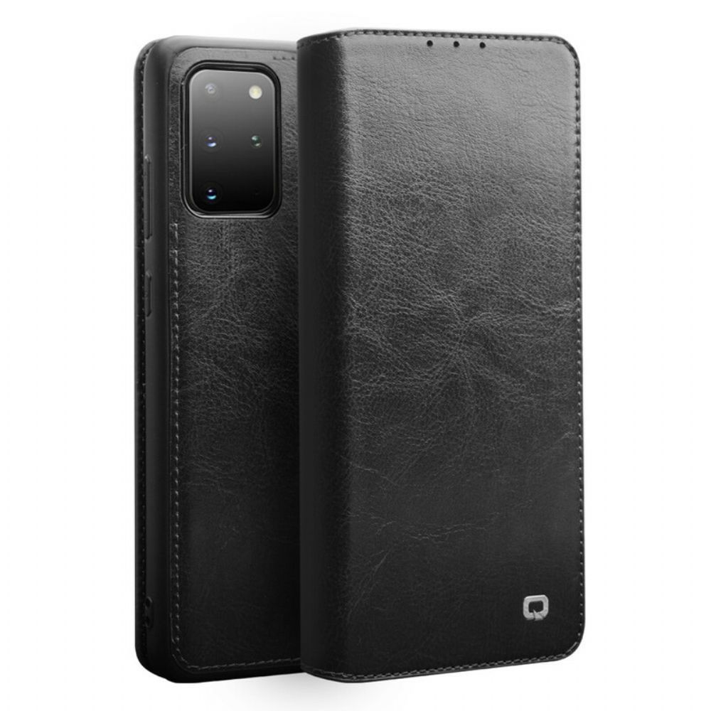 Schutzhülle Für Samsung Galaxy S20 Plus 4G / 5G Flip Case Qialino Echtes Leder